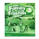 کتاب فمیلی اند فرندز 3 سایز وزیری و رحلی ویرایش دوم به همراه کتاب کار American Family and Friends 3 2nd