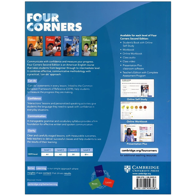 کتاب فور کورنرز 3 ویرایش دوم Four Corners 3 Second Edition
