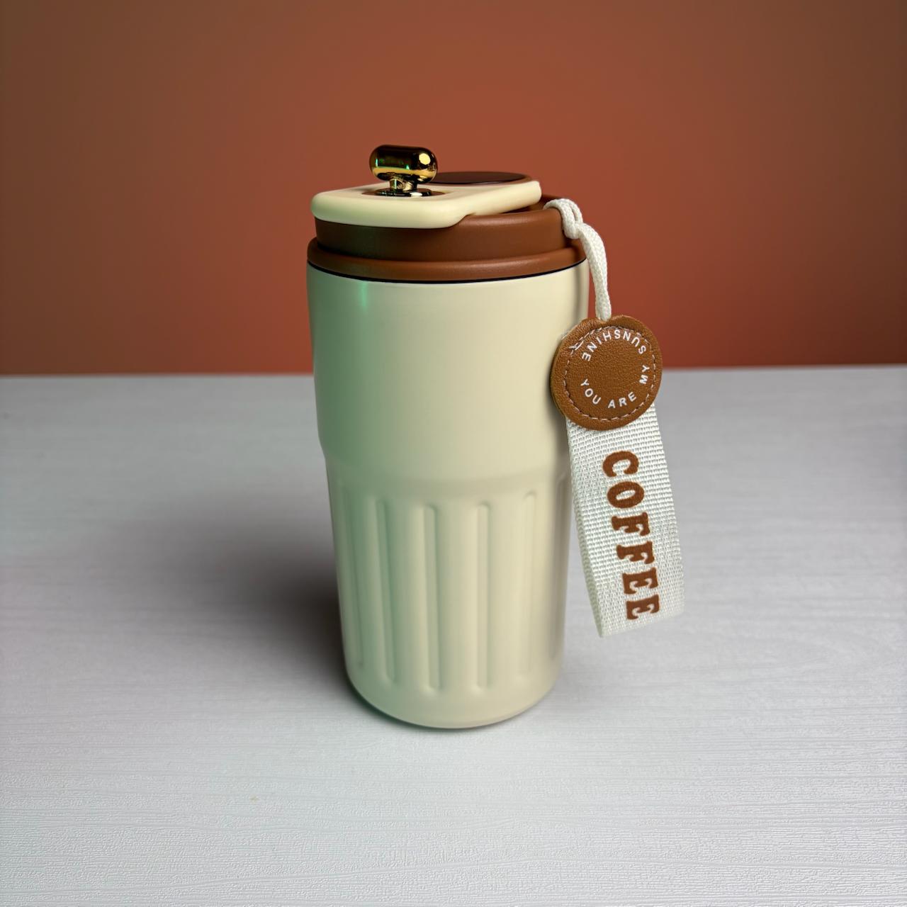 تراول ماگ دماسنجدار مدل Coffee (استیل 316 بنددار) - خرید مستقیم از منطقه آزاد چابهار