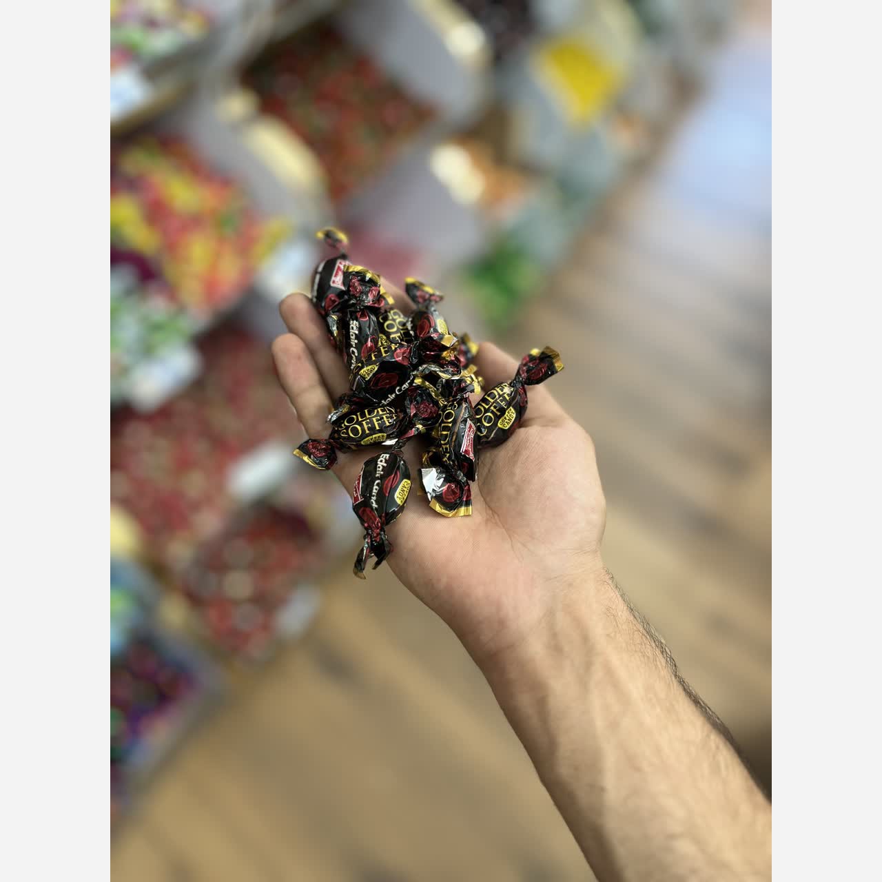 آبنبات قهوه شیرین عسل 500 گرم