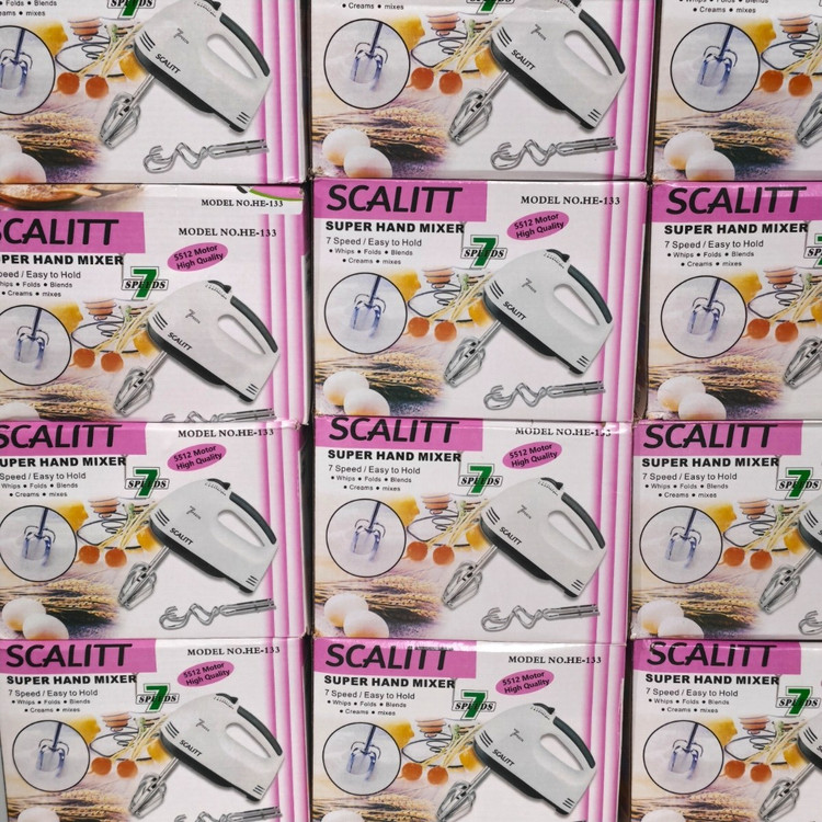 همزن برقی اسکارلت وارداتی (ارسال رایگان) (300w) (7 سرعته) HE-133
