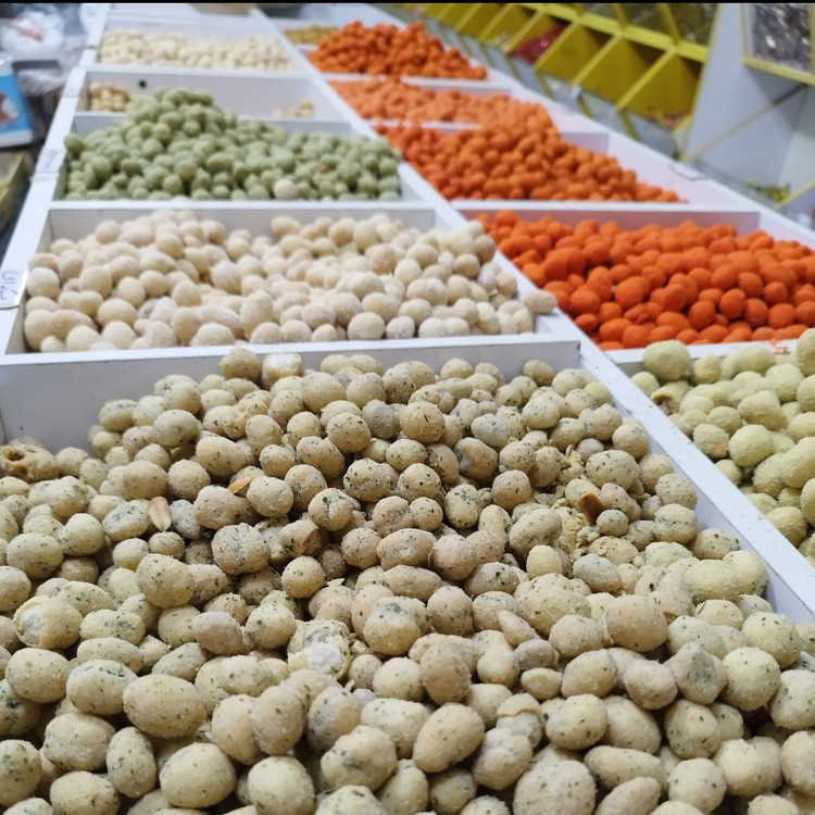 بادام زمینی روکش دار پنیری بار تازه (250گرم) روکشدار