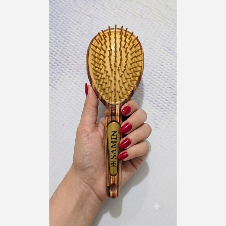 برس طرح چوب(دندانه بامبو )سایز بزرگ