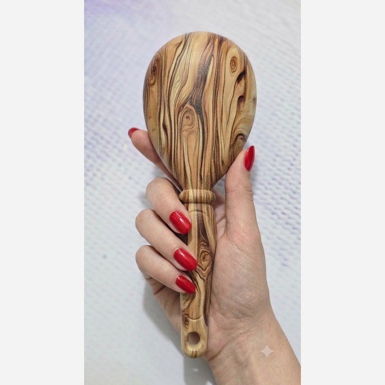 برس طرح چوب(دندانه بامبو )سایز بزرگ