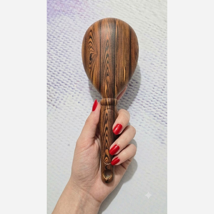 برس طرح چوب(دندانه بامبو )سایز بزرگ