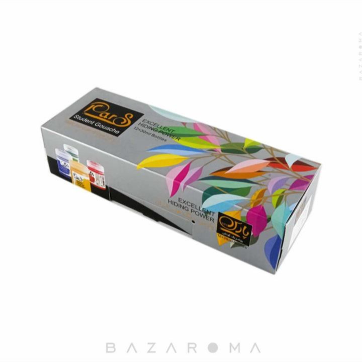 گواش 12 رنگ پارس
