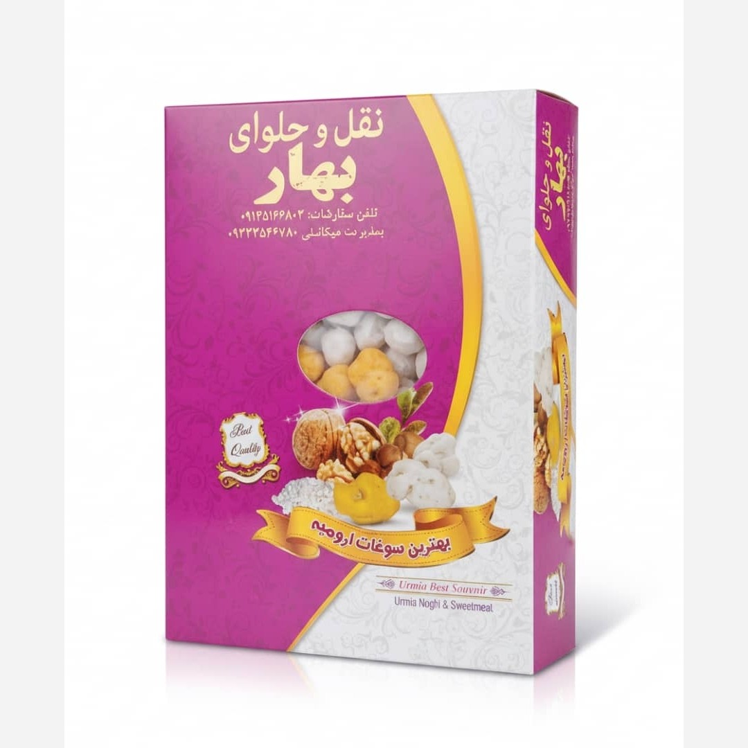 پک سه طعم از سوغات نقل ارومیه ویژه بهار یک کیلویی ارسال رایگان