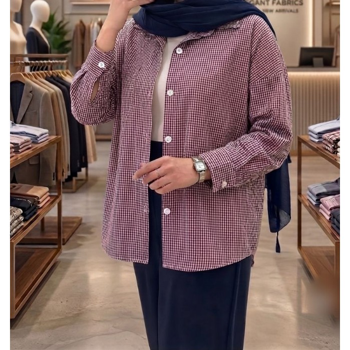 شومیز راه راه داکرون