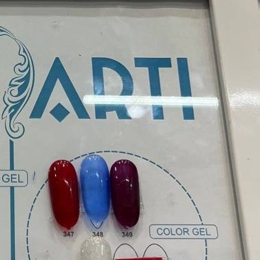 لاک ژل آبنباتی ناخن ژلیش 10 میل کد 347 تا 349 آرتی Arti