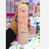 بطری فلاسکی قمقمه استیل فانتزی کودک دوحالته 500میل