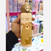 بطری فلاسکی قمقمه استیل فانتزی کودک دوحالته 500میل