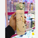 بطری فلاسکی قمقمه استیل فانتزی کودک دوحالته 500میل