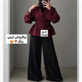 کت چری/کت زنانه/کت زرشکی/کت فری سایز/مانتوکتی/کت جدید/مانتو